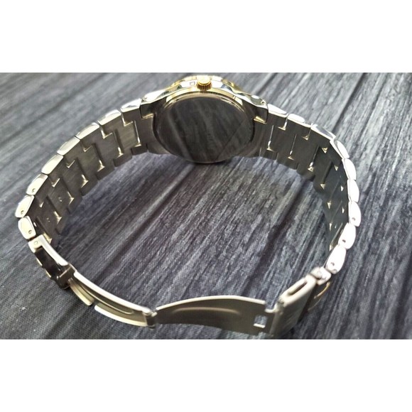 Pristine Rare Vintage WALTHAM President 80's Black Date just Retro Men's Watch - Picture 7 of 11